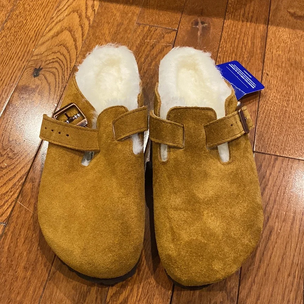 Birkenstock Boston genuine shearling lined clog - Picture 2 of 5